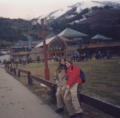 Est�bamos con Cami, en la base del Cerro Catedral...