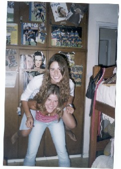 Andre y yo, en mipieza.