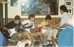 Tocando con Juan y Hapri