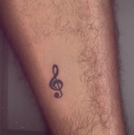 Mi Tatoo, 24 horas despu&eacute;s de ser realizado