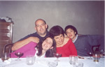 Nico, mi hermana Flore, mi mami Ale y Yo