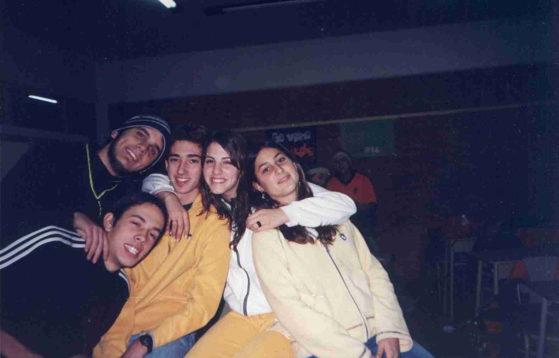 javier, negro, nati, xime y yo (escuela)