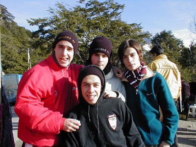 Tincho, Demian, Chali y el Negro  