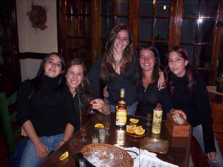 Chupitos en casa