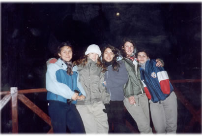 vico, yo, patin, rena y flo...en mar chiquita