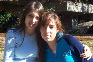 Florcha y yo en la Casita del Puente