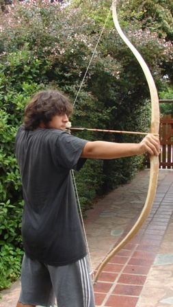 arco recurvo casero