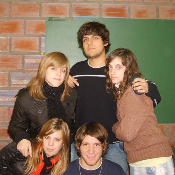 Luciana, Stefania, Joni y Candela.