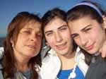 Con mi mama y mi hna