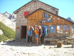 Con Marina y Guille en el sur