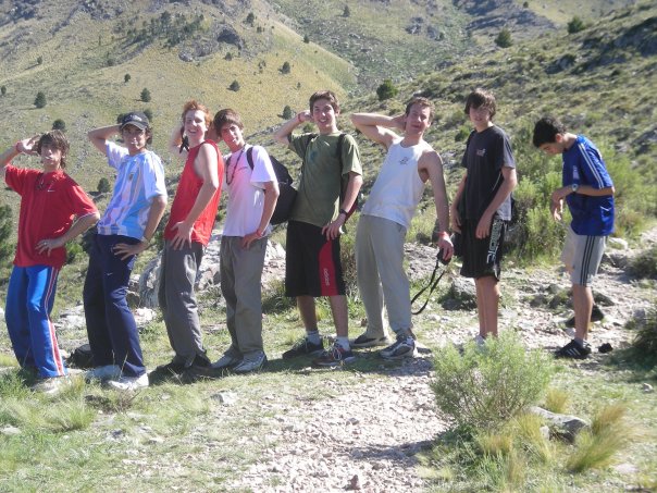 Con los pibes en la Sierra