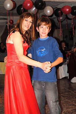 Con la madrina m�s linda