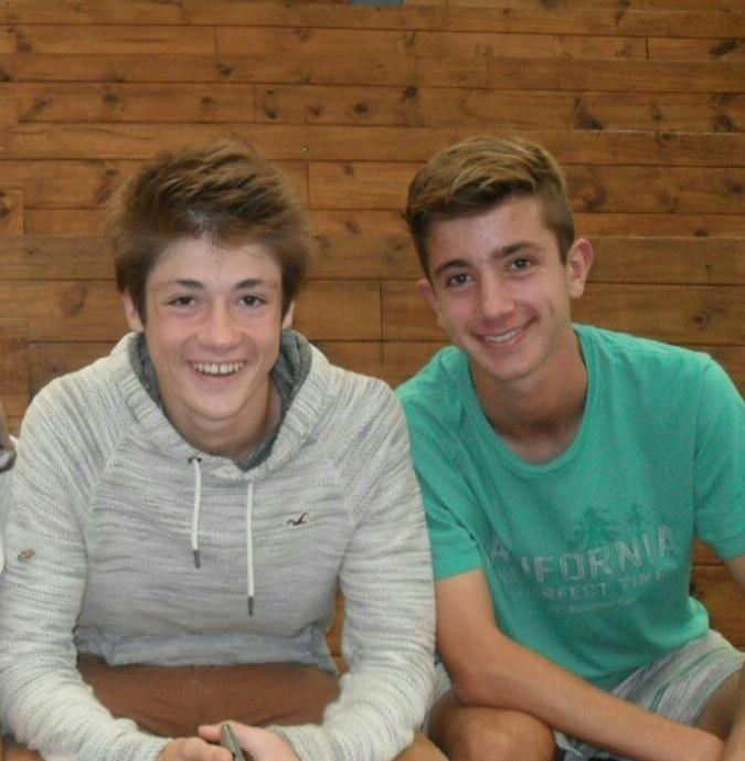 Con el primo en San Isidro