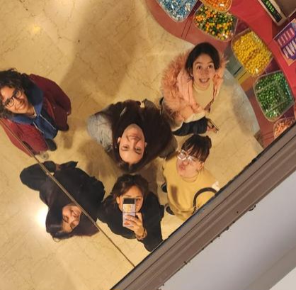 Imagen de Rocío en Buenos Aires con sus amigas