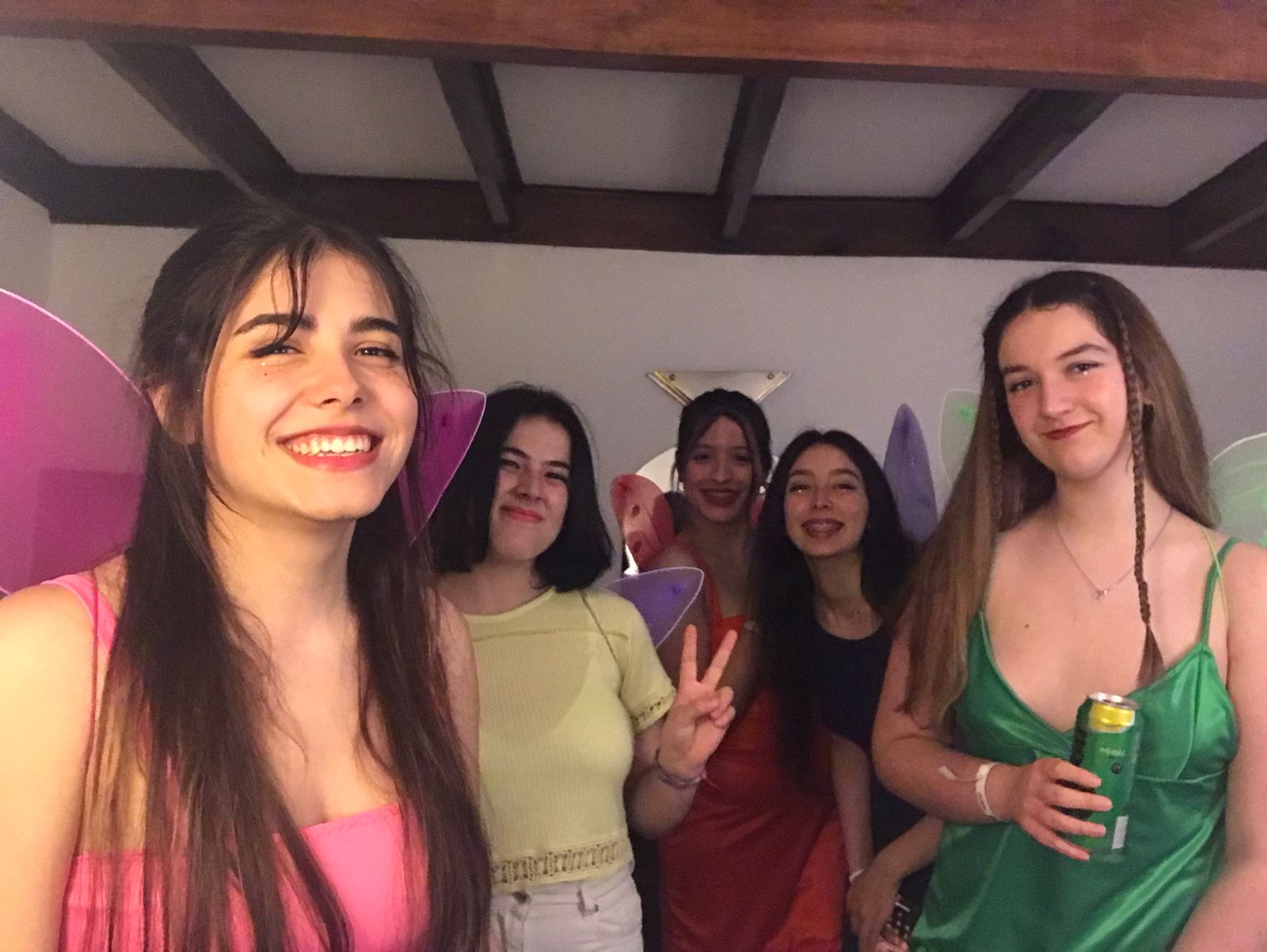 Imagen de los disfraces de Rocío y sus amigas